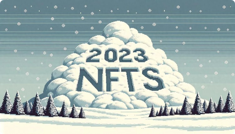2023 NFT 市场回顾：与AI、链游与社交融合，Solana 和比特币 NFT 渐成主流